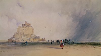 Mont Saint Michel da Richard Parkes Bonington